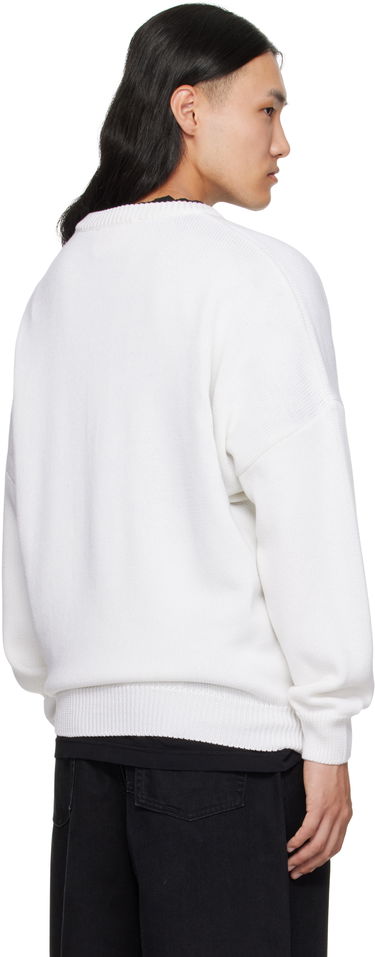Pleteni pulover 032C 032c Selfie Sweater Bela | F25-URK-1511-100, 2