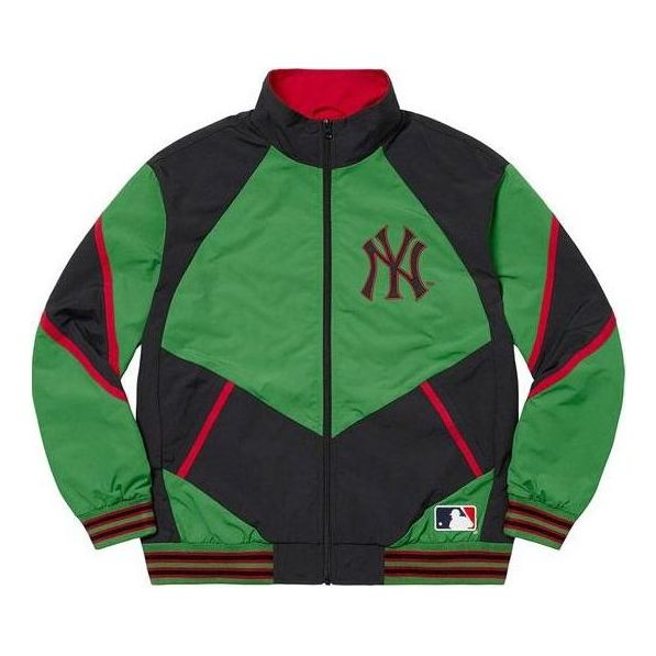 Vetrovka Supreme New York Yankees Track Jacket Zelena | SUP-FW21-150