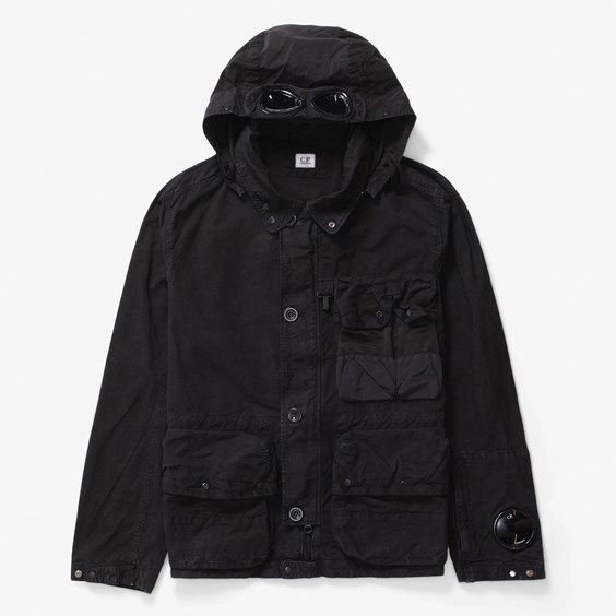 Jakna C.P. Company Goggle Jacket Črna | 15CMOW151A-999, 0