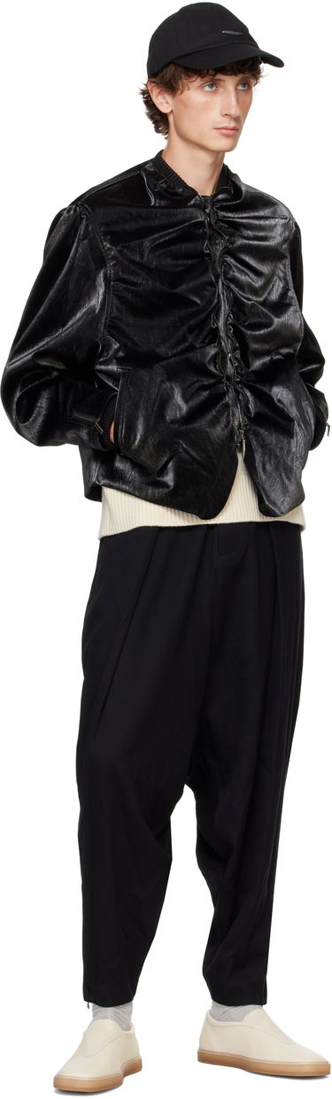 Bomber jakna ADER ERROR Faux-Leather Jacket Črna | BN01FWJK0701BK, 3