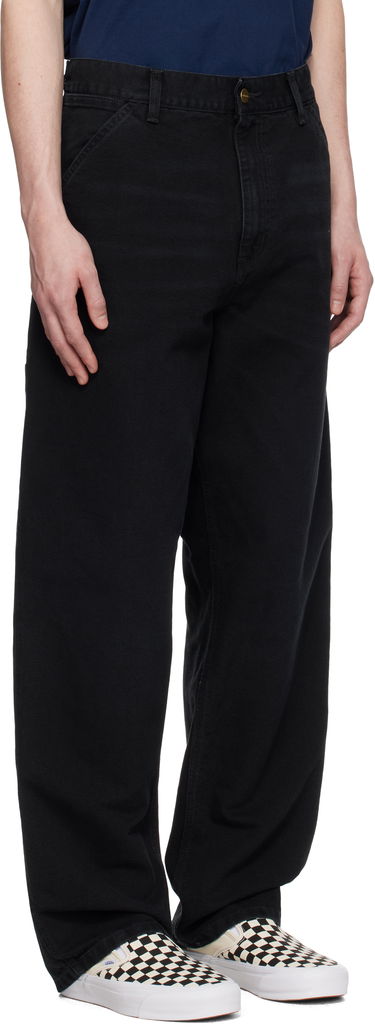 Cargo hlače Carhartt WIP Carhartt WIP Single Knee Pant Črna | I034798_96, 4