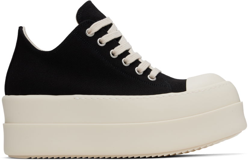Superge in čevlji Rick Owens Rick Owens DRKSHDW Hollywood Double Bumper Low Črna | DS01E3832 DO