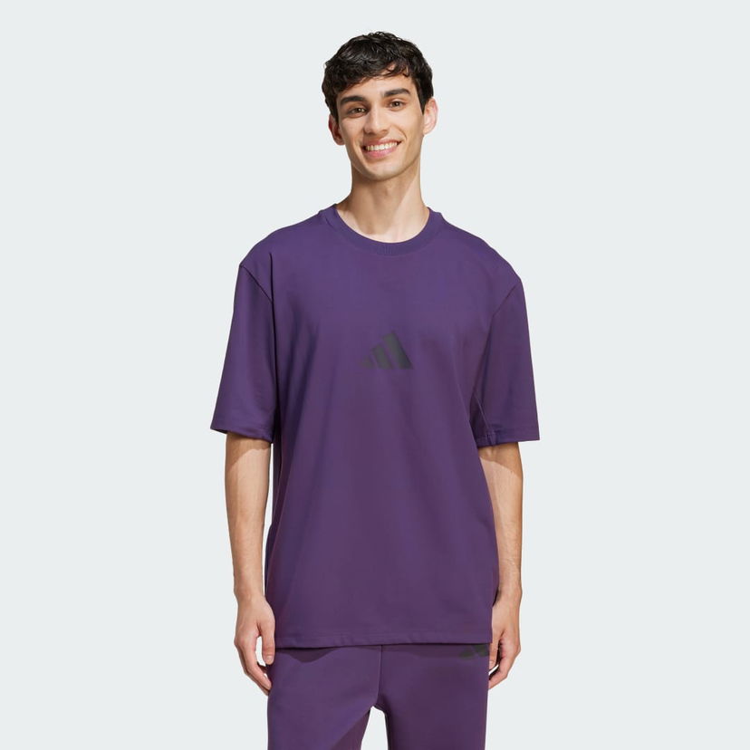 Majica adidas Performance Z.N.E. Loose-Fit T-Shirt Lila | JW4783