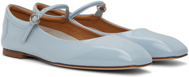 Obleke Aeyde Aeyde Uma Ballerina Flats Modra | A11-FL-RKLS08FL68-SS24-1000-048, 3