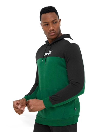 Pulover Puma Ess+ Block Hoodie Training Zelena | 847428