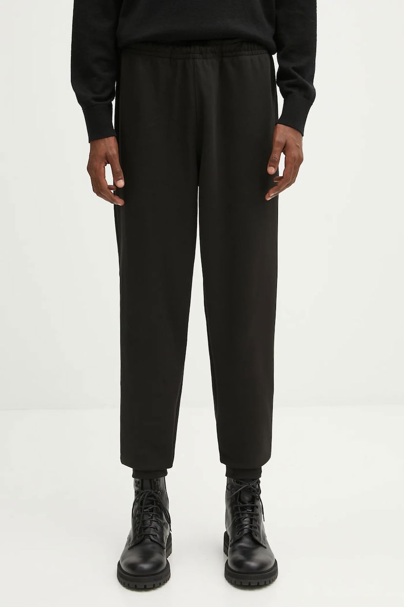 Trenirka Lacoste Lacoste Cropped Lounge Pants Črna | XH5132