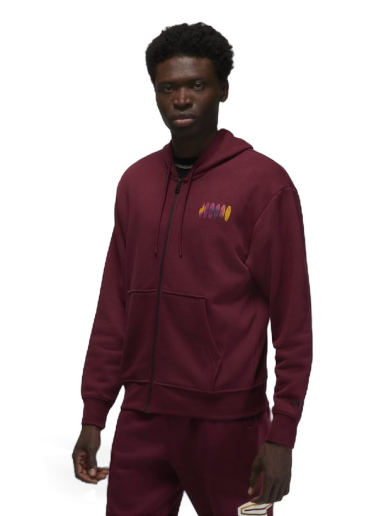 Pulover Jordan Flight MVP Full-Zip Hoodie Bordo | DQ7564-680