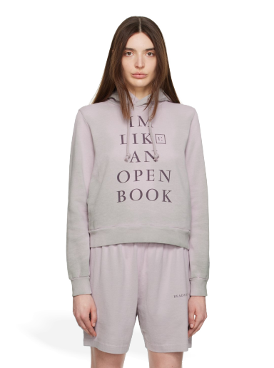 Pulover Acne Studios I'm Like An Open Book Hoodie Siva | CI0121-