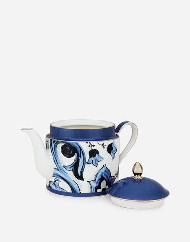 Home decor Dolce & Gabbana Porcelain Teapot With Floral Print Modra | TC0127TCA39UB004, 3