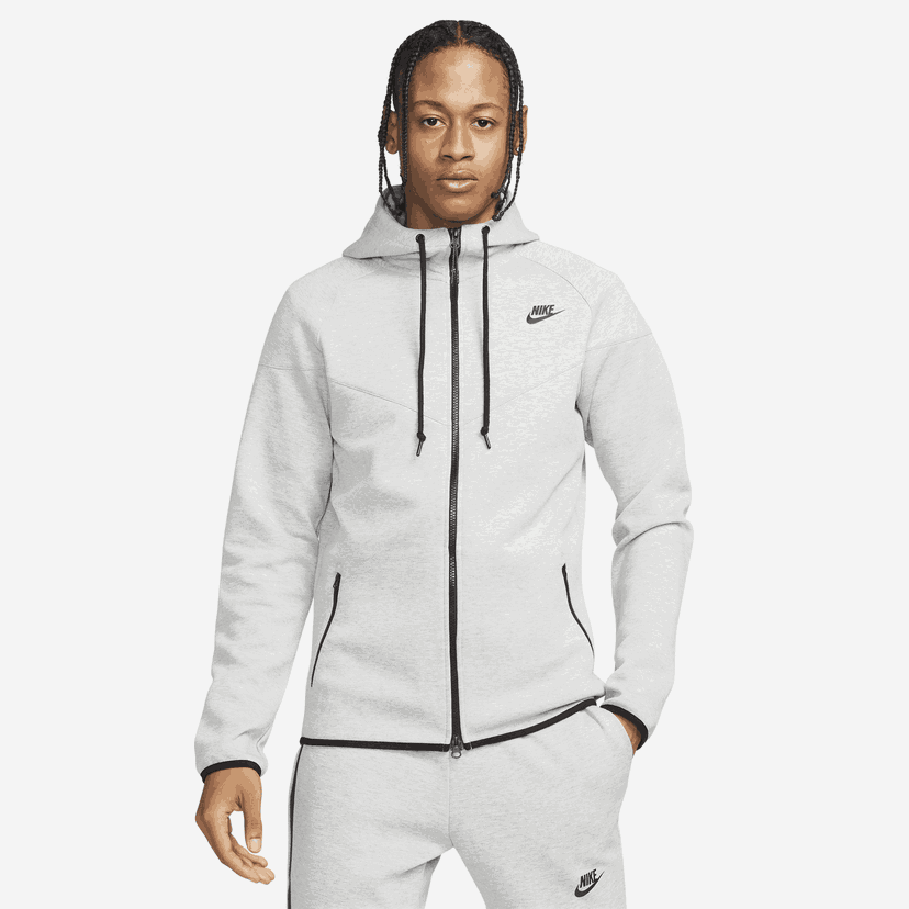 Pulover Nike Sportswear Tech Fleece OG s kapucí Bela | FD0737-063