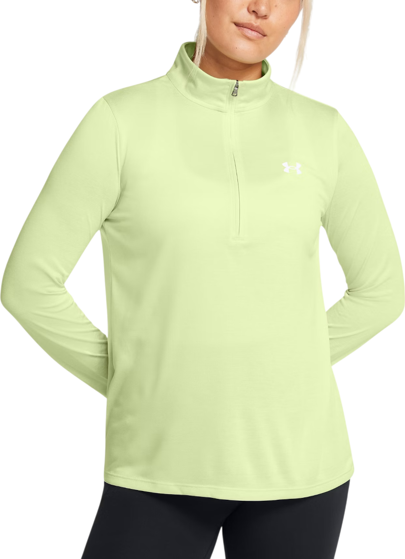 Majica Under Armour Long Sleeve Half-Zip Top Tech Twist Zelena | 1384225-383
