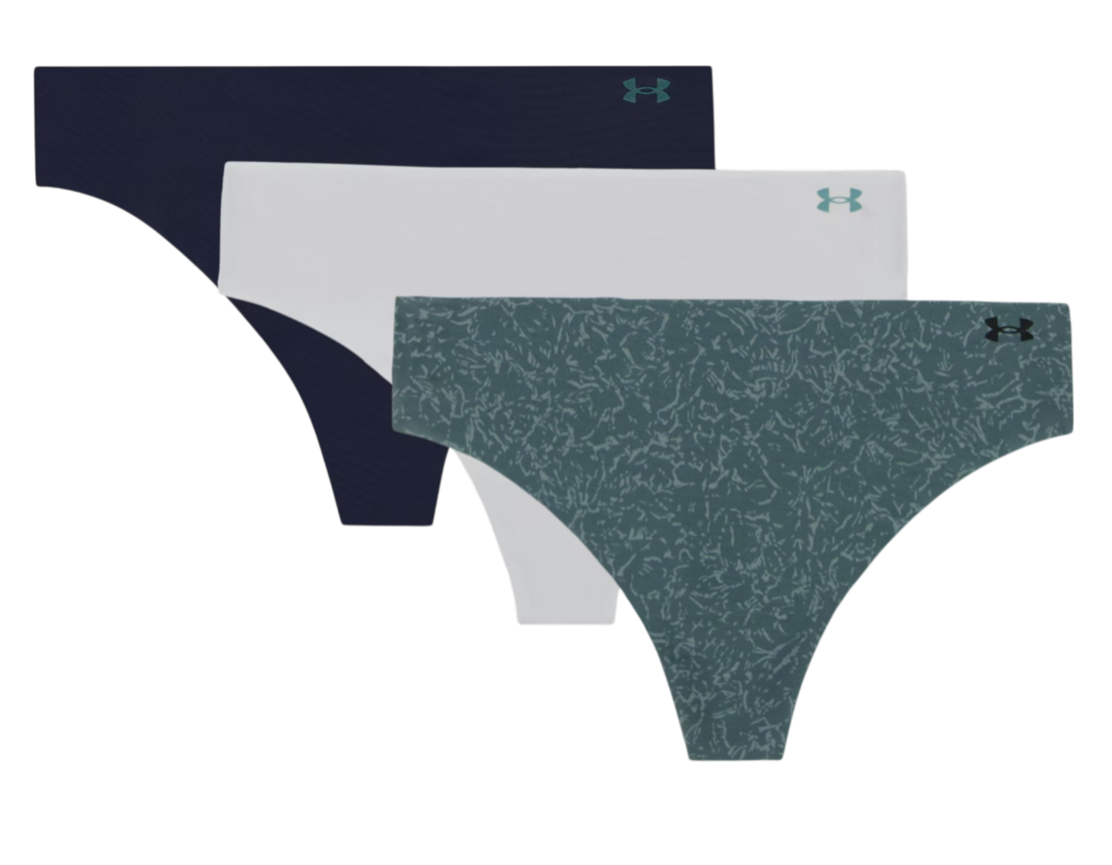 Spodnjice Under Armour Under Armour Print 3-Pack Thong Underwear Večbarvna | 1383894-587, 0