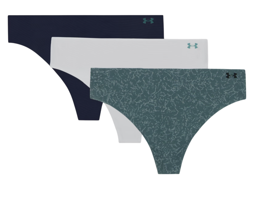 Spodnjice Under Armour Under Armour Print 3-Pack Thong Underwear Večbarvna | 1383894-587