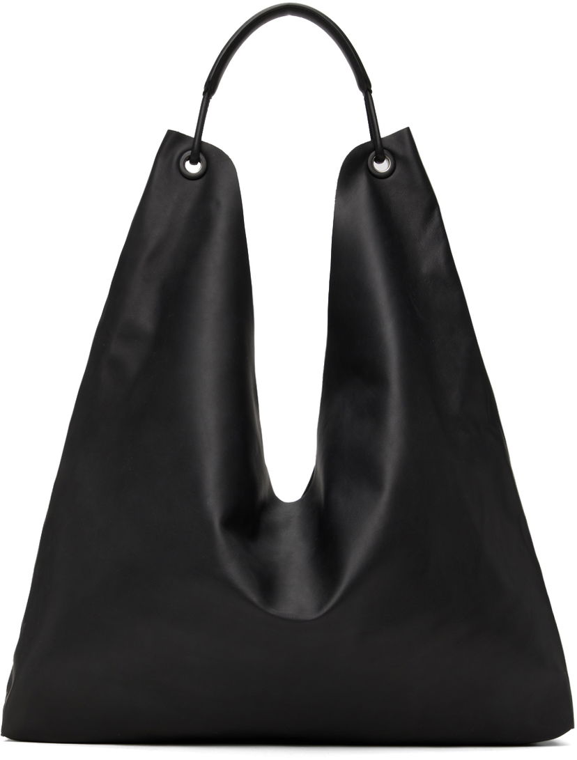 Tote bag The Row Large Leather Tote Bag Črna | W1623-L108