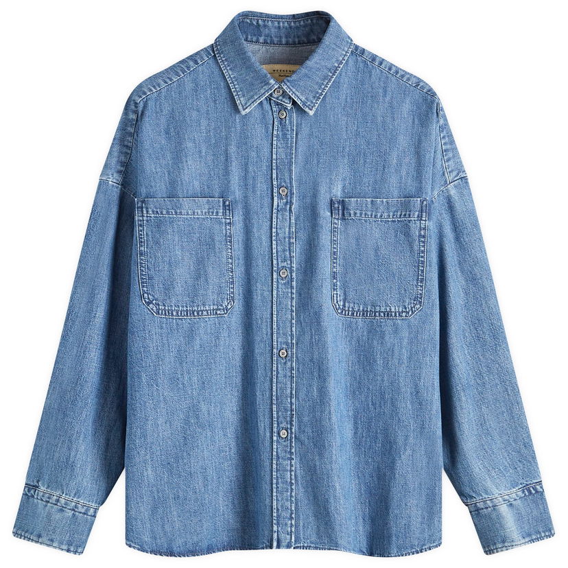 Srajce Max Mara Weekend By Denim Shirt Modra | 2425116042600-8