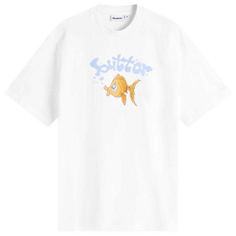 Majica Butter Goods Goldfish Graphic Tee Bela | BG252102-WHT