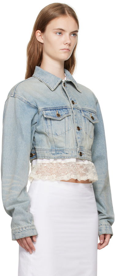 Jakna We11done Cropped Denim Jacket Modra | WD-DJ2-24-337-W-SK, 1