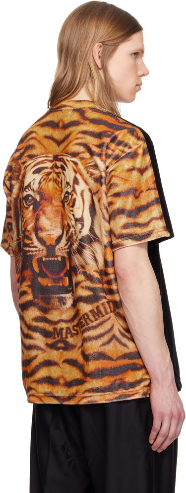 Majica Mastermind WORLD Mastermind World Regular Fit Switched Animal Velour T-Shirt Črna | MW25S14-TS001-018, 2
