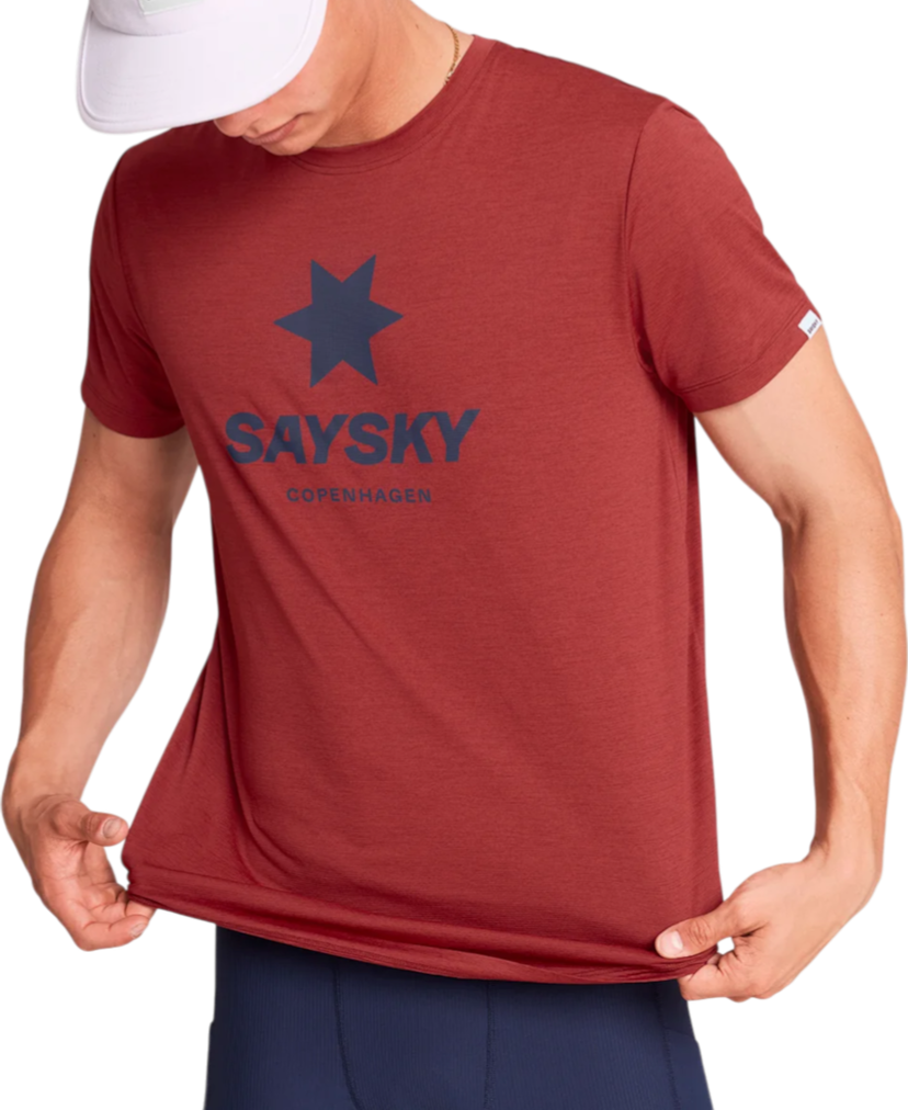 Majica Saysky Saysky Logo Combat Pro T-Shirt Rdeča | omrss30c5007-omrss30c5007