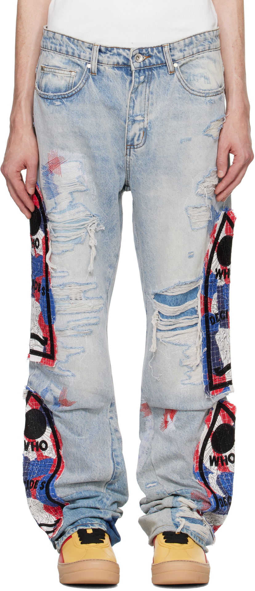 Kavbojke Who Decides War Glory Jeans Modra | 1120540030FW24