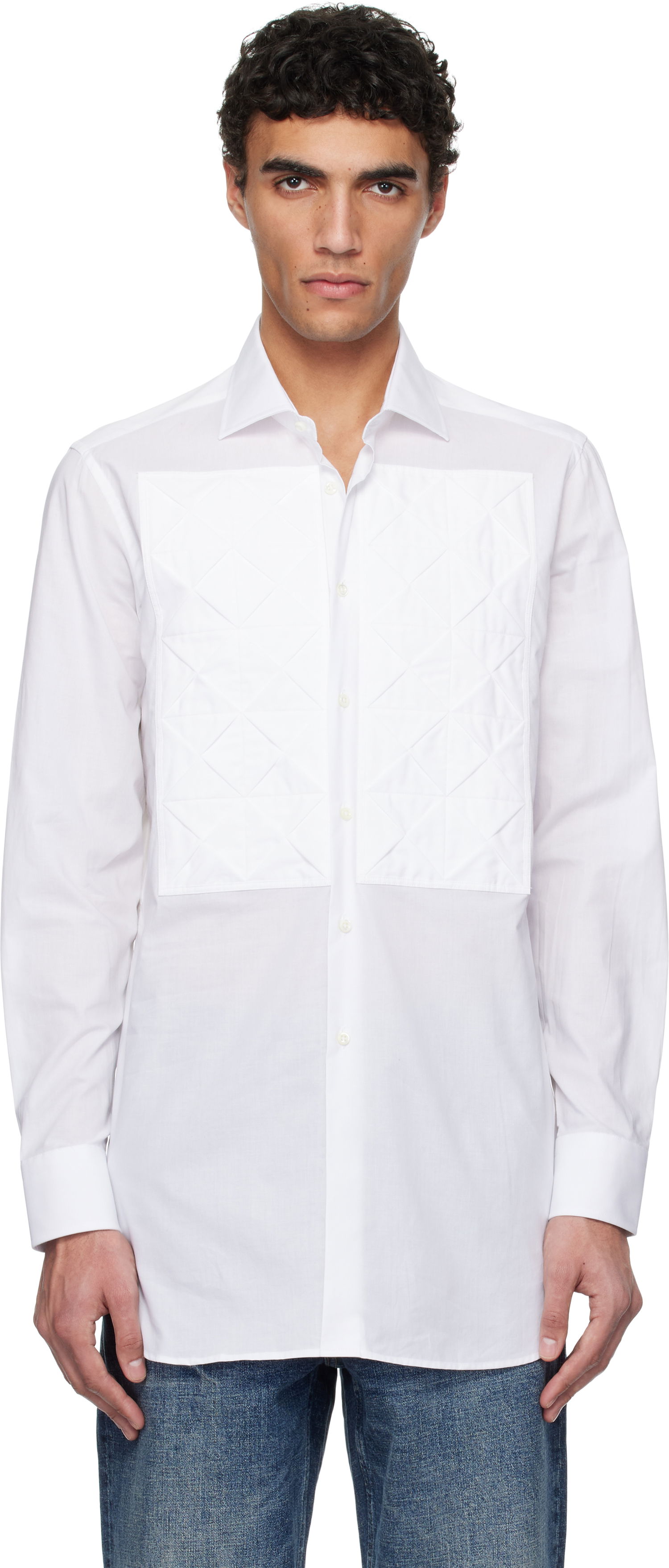 Srajce Junya Watanabe Junya Watanabe Guy Rover Edition Customized Shirt Bela | WO-B022-051, 0