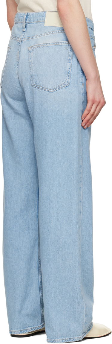 Kavbojke rag & bone rag & bone Featherweight Logan Wide-Leg Jeans Modra | WDD25S2935FWGR, 2
