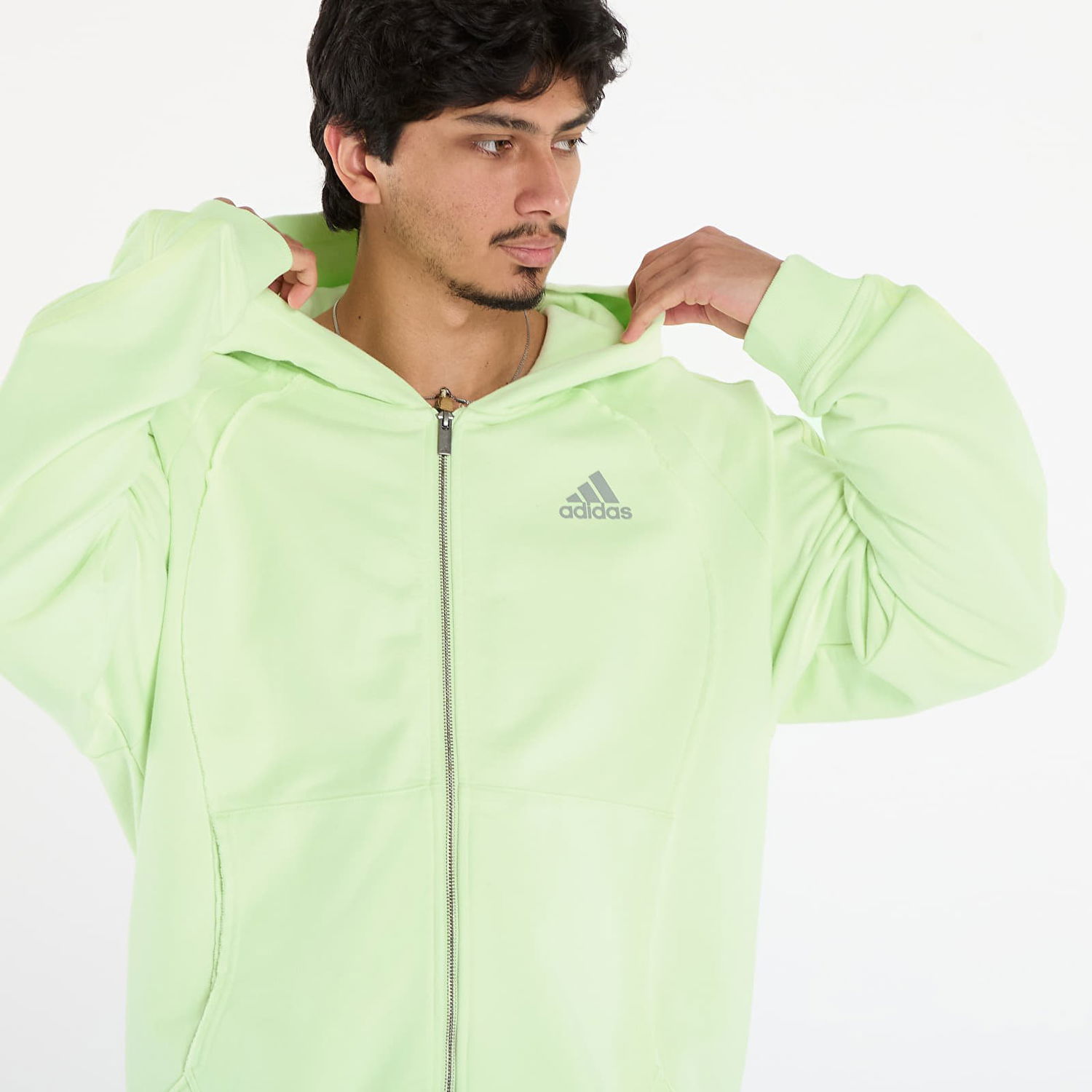 Pulover adidas Performance Adilenium Season 4 Teamgeist Full-Zip Hoodie Zelena | KF8528, 1