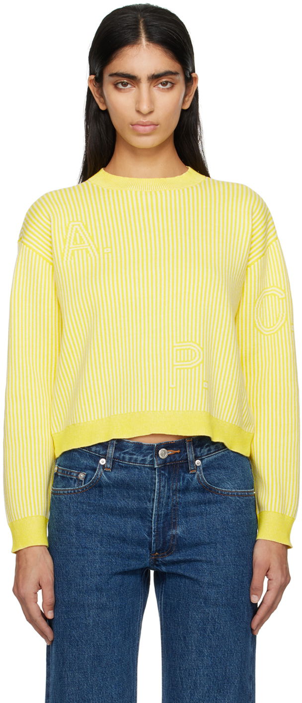 Pleteni pulover A.P.C. Daisy Sweater Rumena | COGCP-F23298