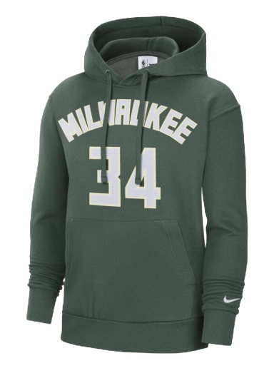 Pulover Nike Milwaukee Bucks Essential NBA Fleece Pullover Hoodie Zelena | DB1184-323