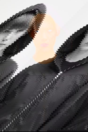 Vetrovka Rick Owens Rick Owens DRKSHDW Long Hooded Sealed Windbreaker Črna | DS02E7923.NP, 3