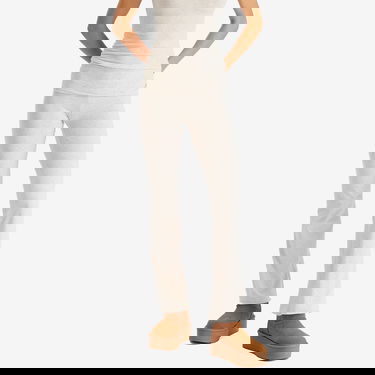 Hlače SKIMS SKIMS Foldover Jersey Pant, Size Large Bež | AP-PNT-0715-OATHEATHER, 2