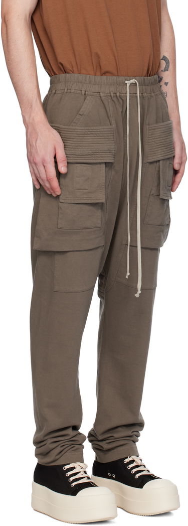 Cargo hlače Rick Owens Rick Owens DRKSHDW Porterville Creatch Drawstring Cargo Pants Zelena | DU02D2376 RIG, 1