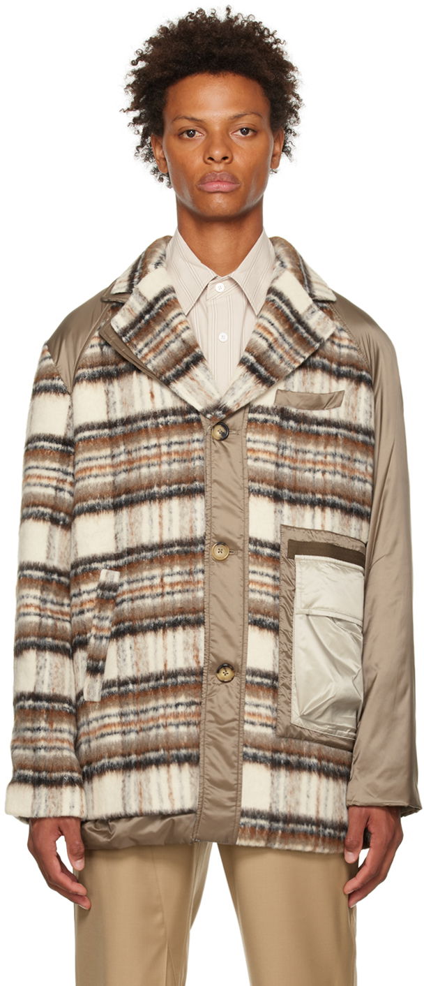 Jakna Feng Chen Wang Feng Chen Wang Paneled Jacket Bež | FMF14CT06