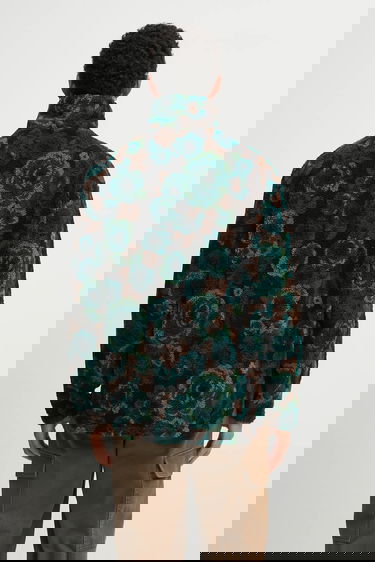 Jakna Napapijri Martine Rose Floral Patterned Fleece Jacket Večbarvna | NP0A4FPLFUB1, 2