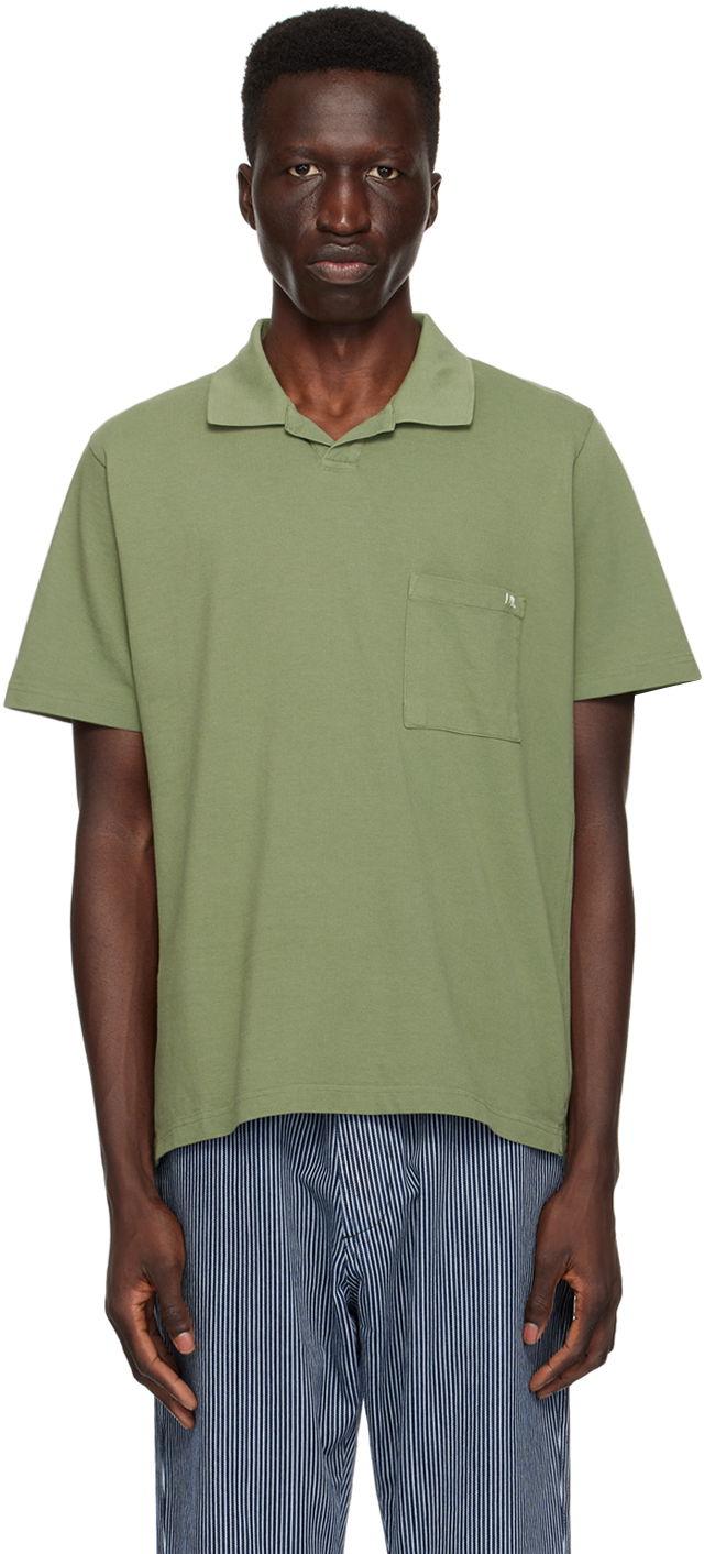 Polo majica Universal Works Universal Works Vacation Polo Zelena | 30603