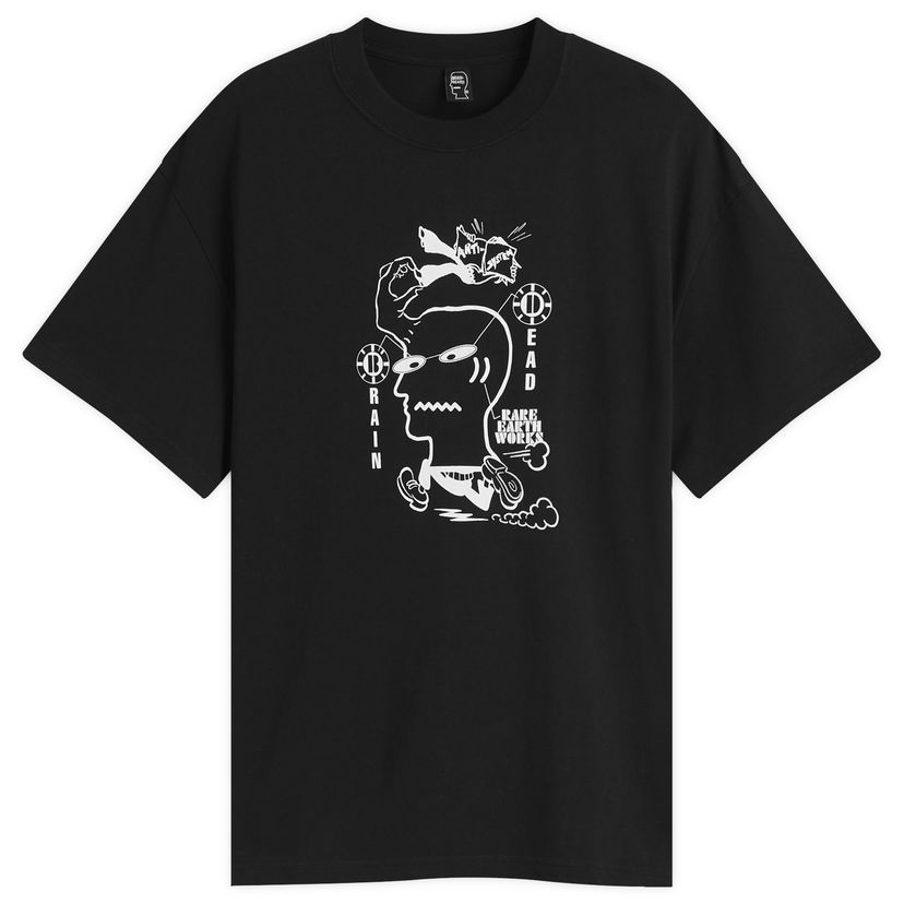 Majica Brain Dead Brain Dead Earth Works Graphic Tee, Size Large Črna | BDF25TO00046-BLK