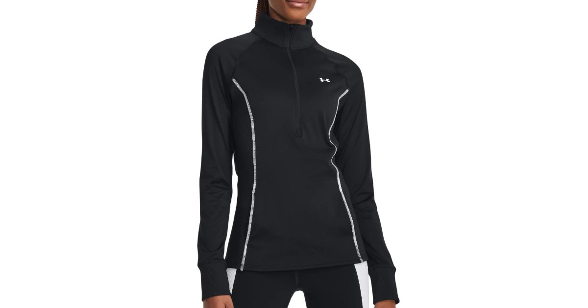 Oblačila Under Armour Train CW 1/2 Zip Črna | 1379886-001, 1