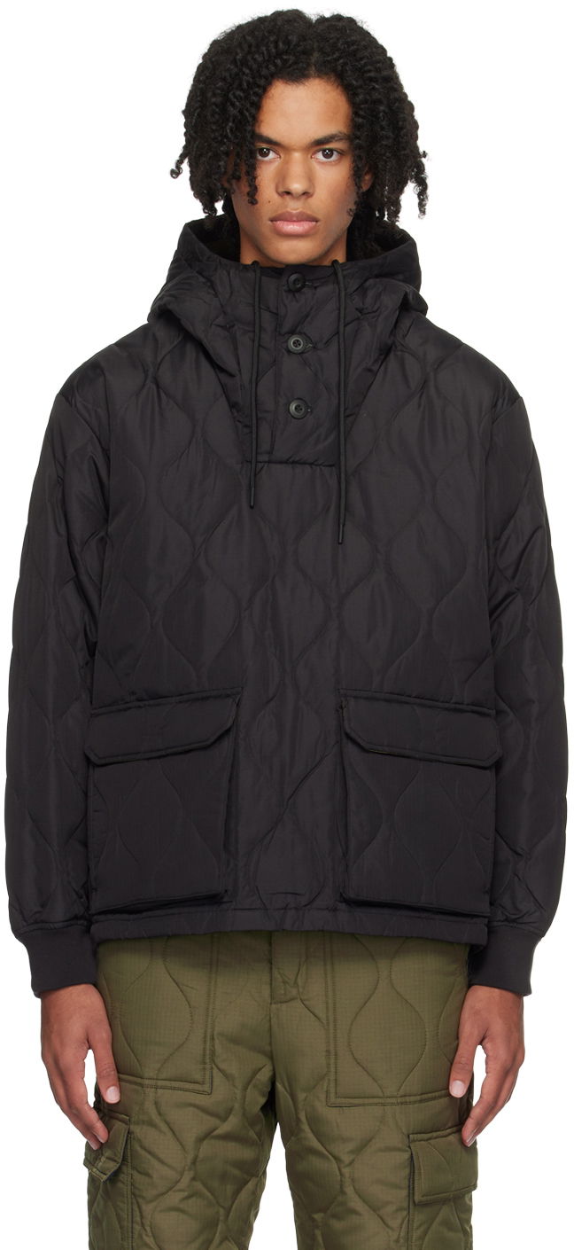Puhovka TAION Down Hooded Puffer Jacket Črna | TAION-106PML-1