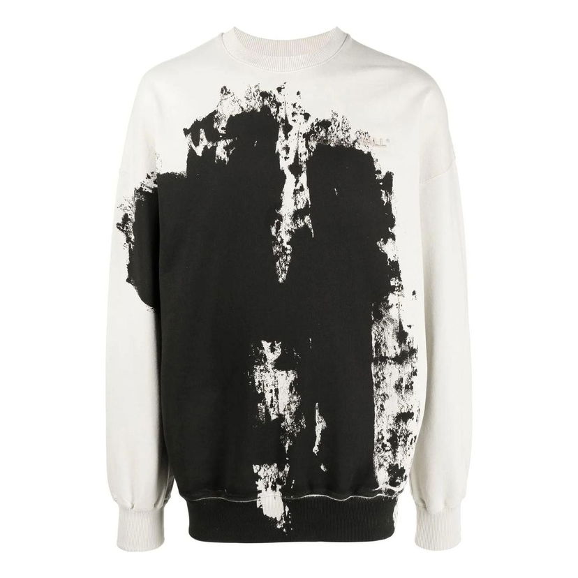 Pulover A-COLD-WALL* A-COLD-WALL* Relaxed Crewneck Sweatshirt Bela | ACWMW087BLACK