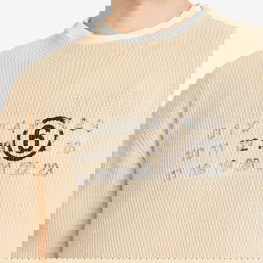 Pleteni pulover Maison Margiela Maison Margiela Logo Knit Sweater, Size Large Bež | SH2HL0022-M13124-102, 5