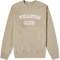 Pleteni pulover Sporty & Rich Wellness Club Flocked Crew Sweat Bež | CRAW2340EL, 1