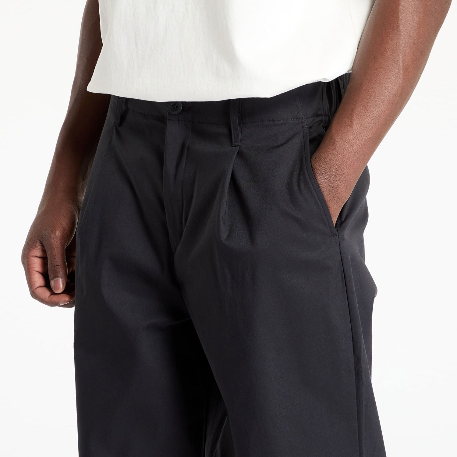 Hlače New Balance New Balance Athletics Relaxed Trousers Črna | MP51563BK, 1