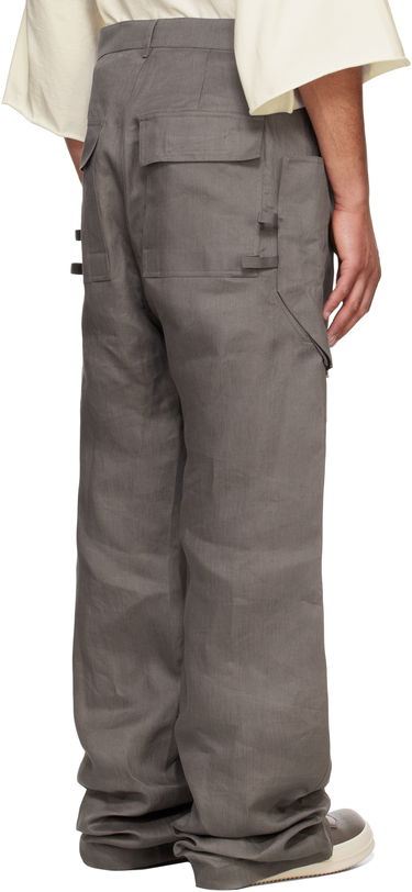 Cargo hlače Rick Owens Rick Owens Hollywood Stefan Cargo Pants Siva | RU01E5346 TWL, 2