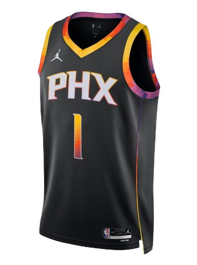 Dres Jordan Dri-FTI NBA Phoenix Suns Statement Edition 2022 Swingman Jersey Črna | DO9540-012