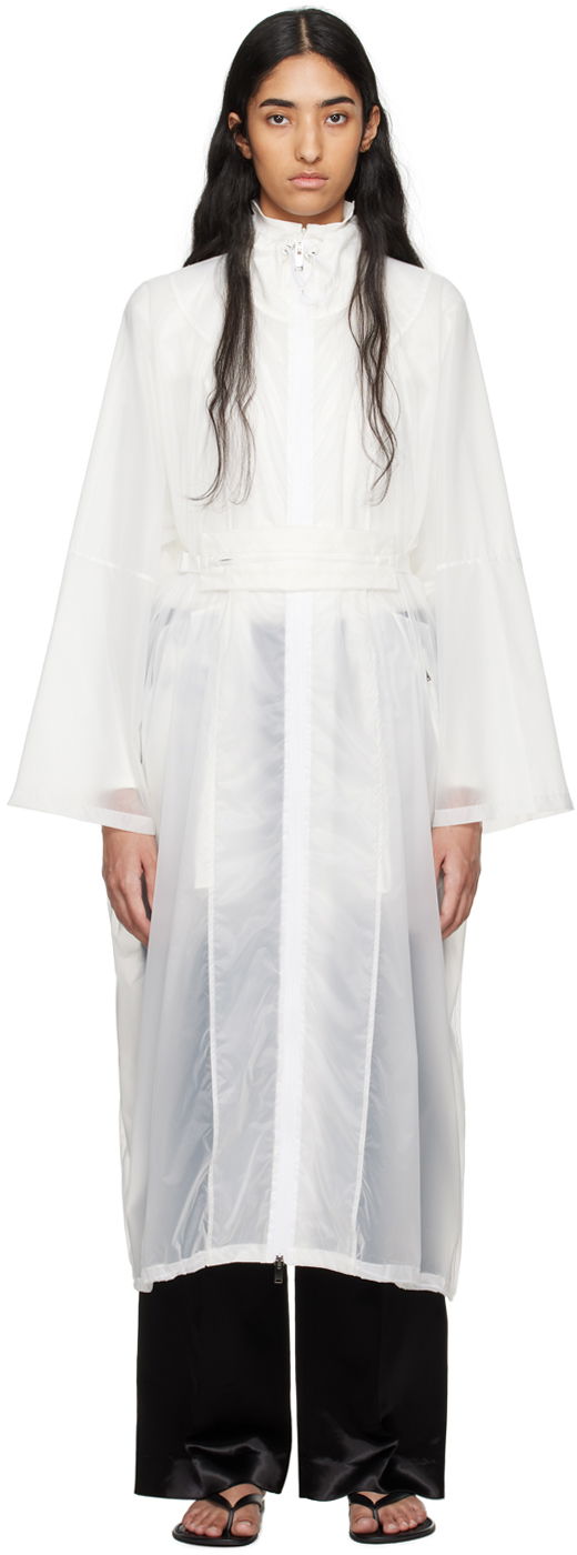 Plašči The Row White Silva Coat Bela | 8153-W3079