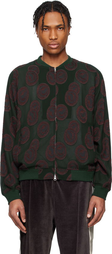 Bomber jakna Needles NEEDLES BB Print Bomber Jacket Zelena | QV122, 0