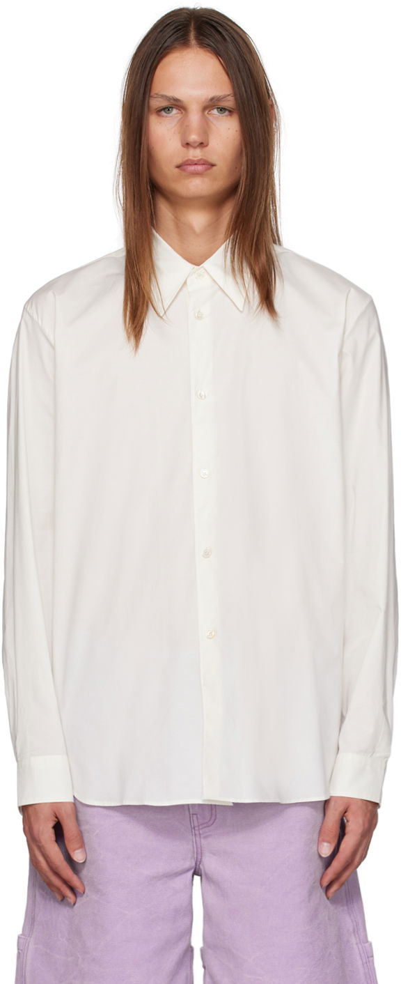 Srajce Acne Studios Button-Up Shirt Bela | BB0512-, 0
