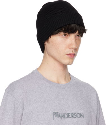 Beanie JW Anderson JW Anderson Knitted Beanie Črna | KW1370-YN0008, 1