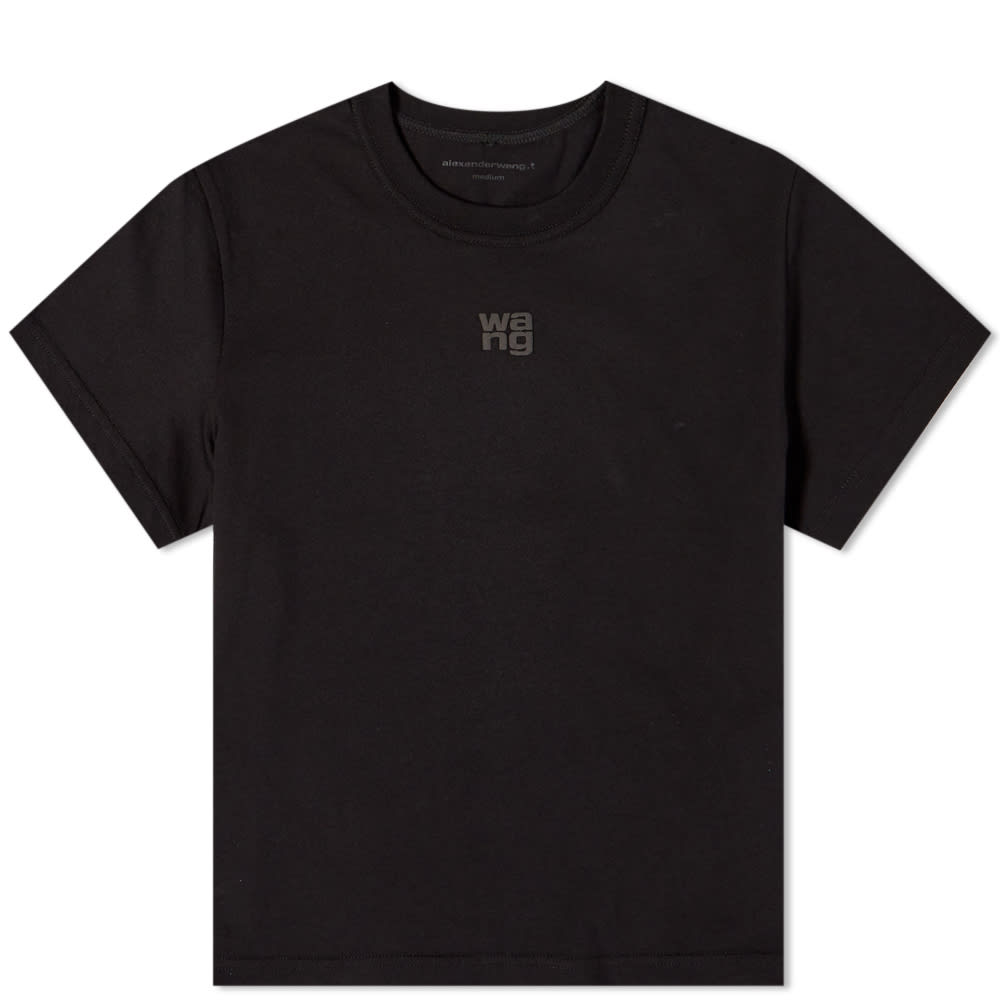 Majica Alexander Wang Essential Shrunken Tee Črna | 4CC3221358-001, 0