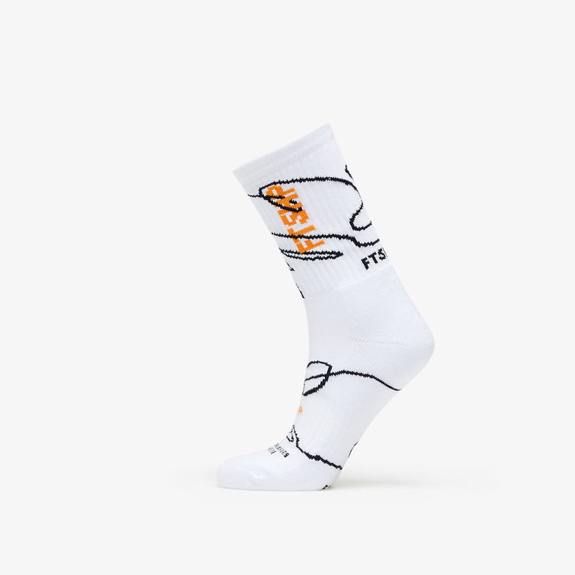 Nogavice Footshop The Skateboard Socks Bela | FTSHP_323
